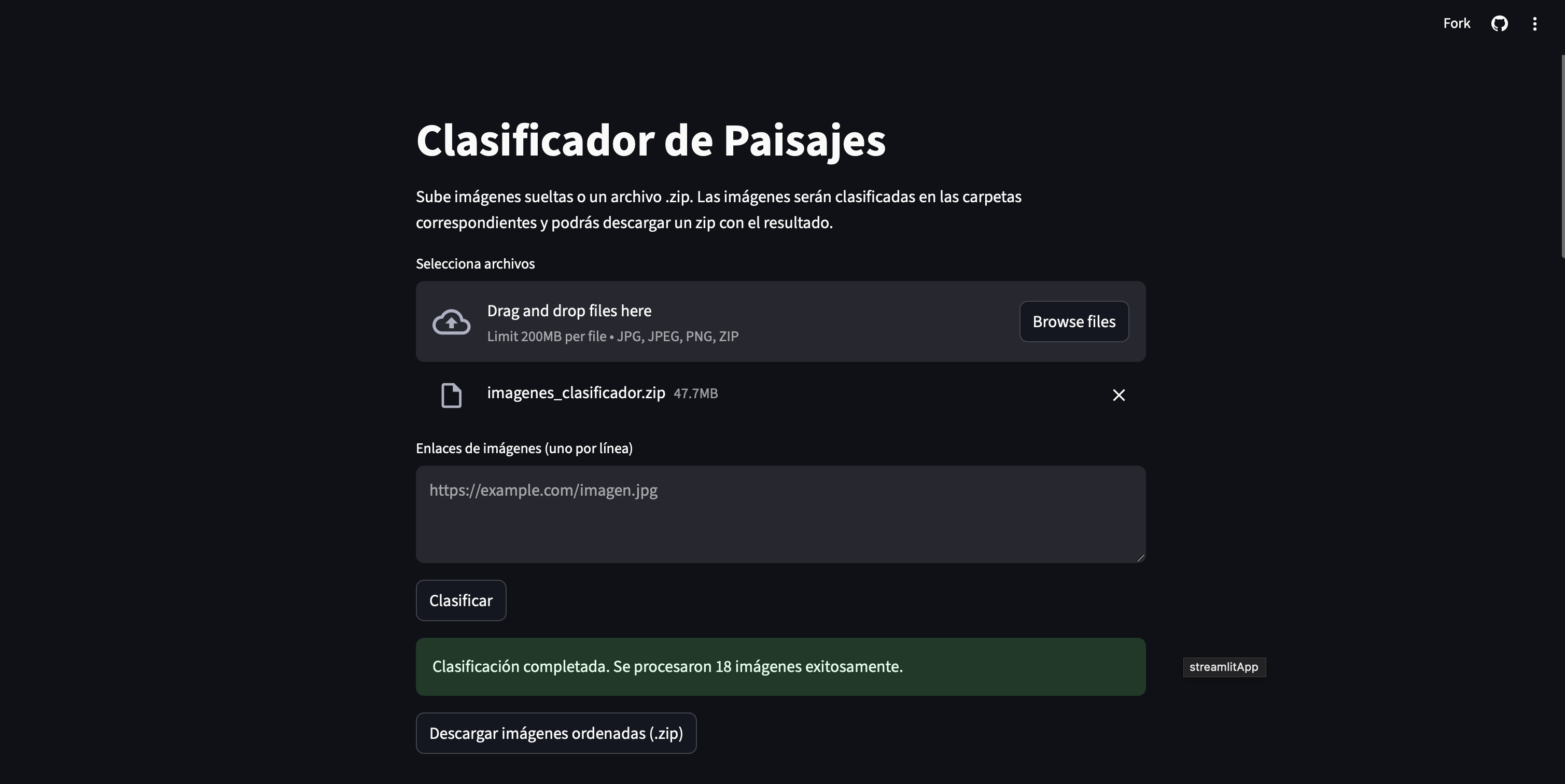 Landscape Image Classifier